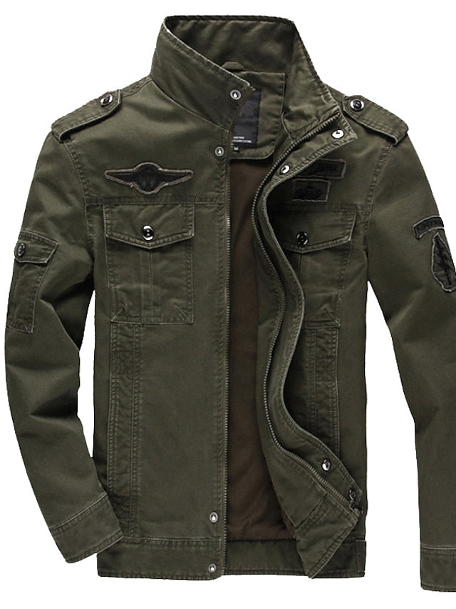 Men's Bomber Jacket Casual Winter