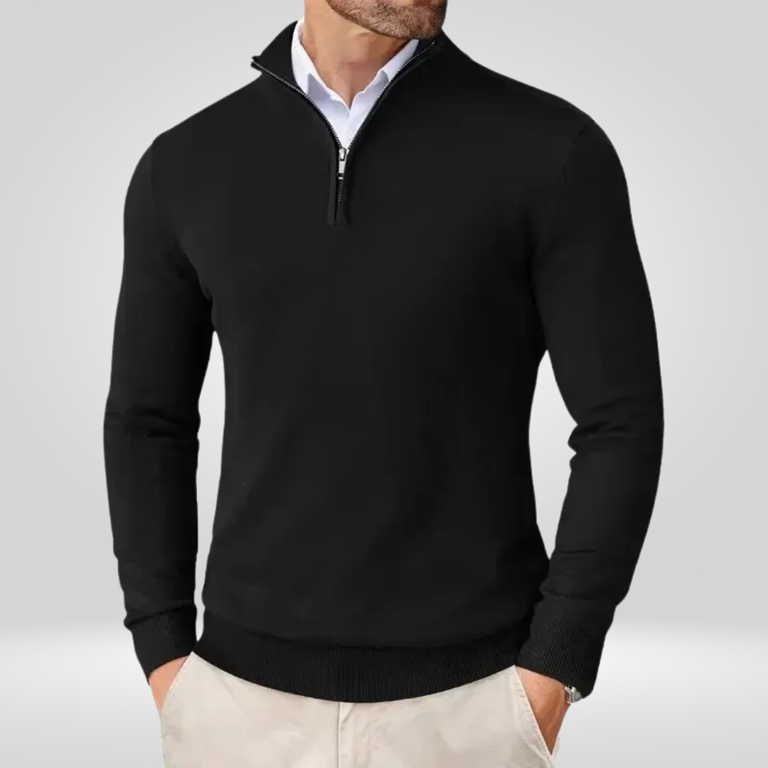 Men's Slim Fit Zip Sweater