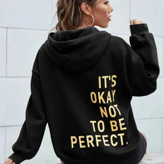 Ceya - Bequemer Langarm-Hoodie - IdealeKleiden