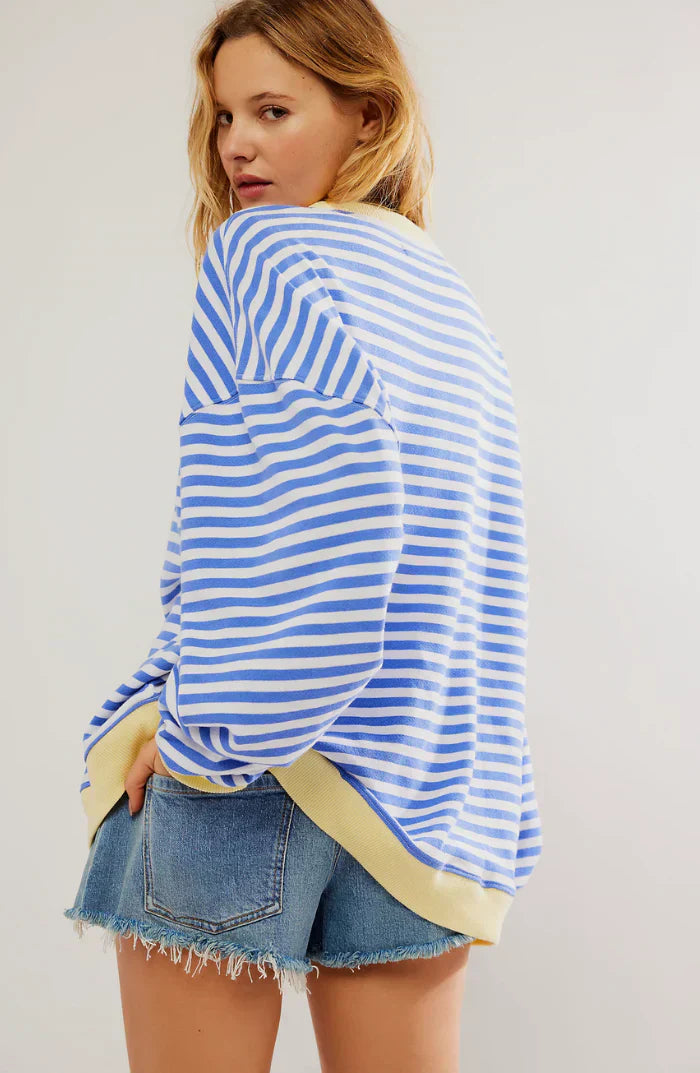 Großer Herbstpullover Oversized - IdealeKleiden