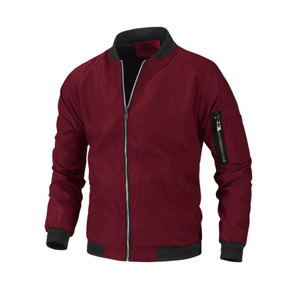 Fashionable Men's Bomber Jacket Stylish
