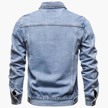 Stylische Denimjacke Slim Fit Herren - IdealeKleiden