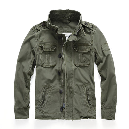Men's Classic Denim Jacket with Pockets