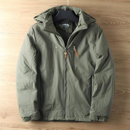 Men's Outdoor Jacket Warm Insulated Sporty