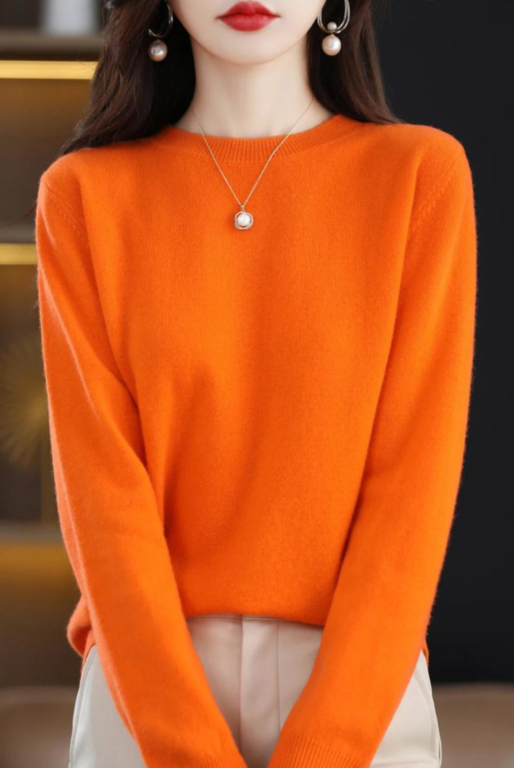 Elegant Women's Wool Sweaters Classic