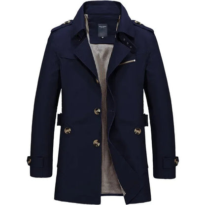 Stylish Business Windbreaker Classic Elegant