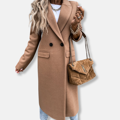 Elegant Long Winter Coat Tailored Fit