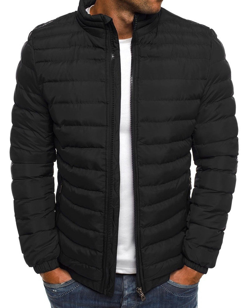 Simple Stand-Up Collar Jacket in Various Colors