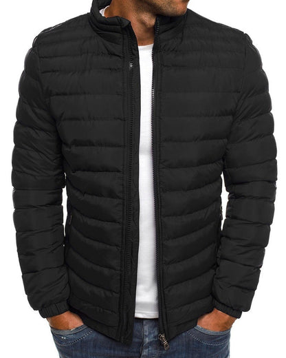 Simple Stand-Up Collar Jacket in Various Colors