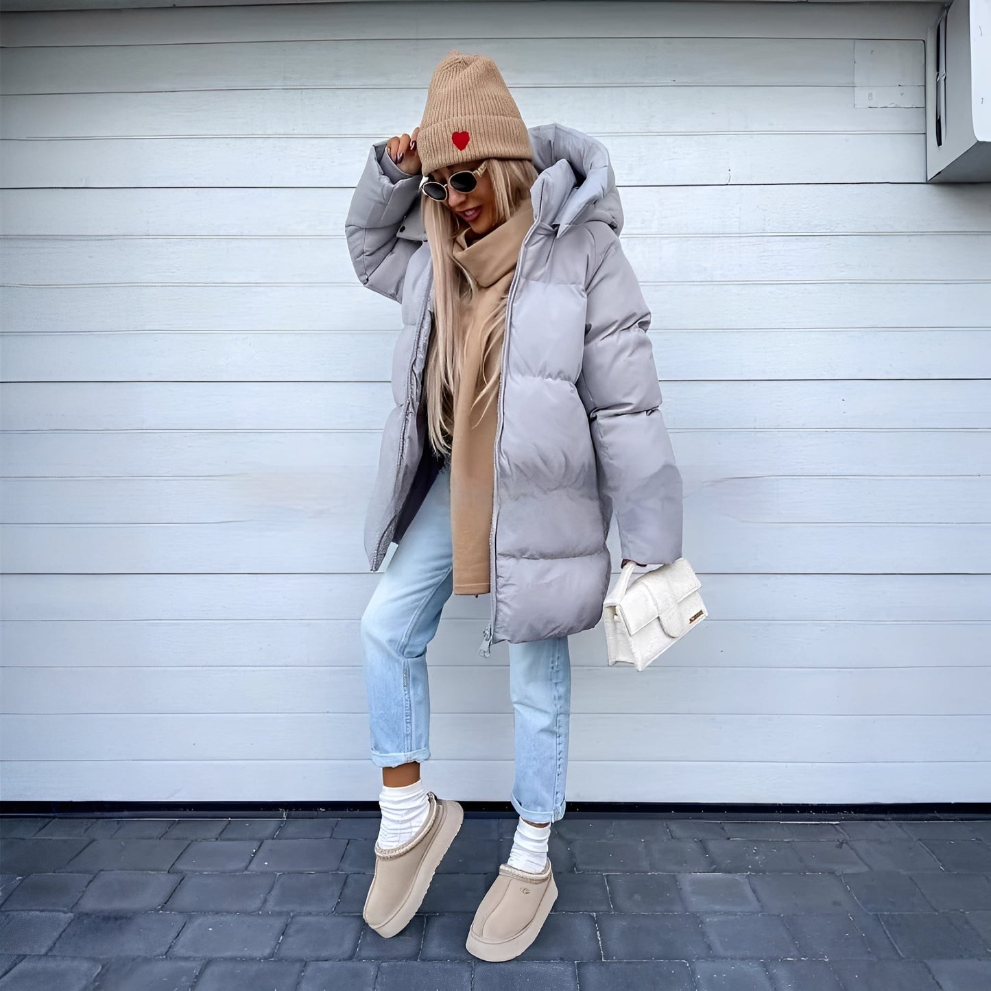 Stylish Women's Parka Jacket Elegant