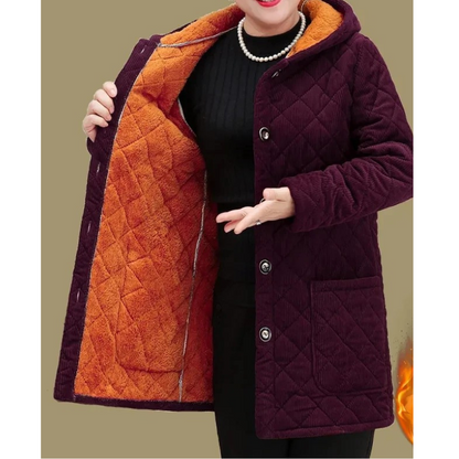 Women's Quilted Jacket Warm Elegant