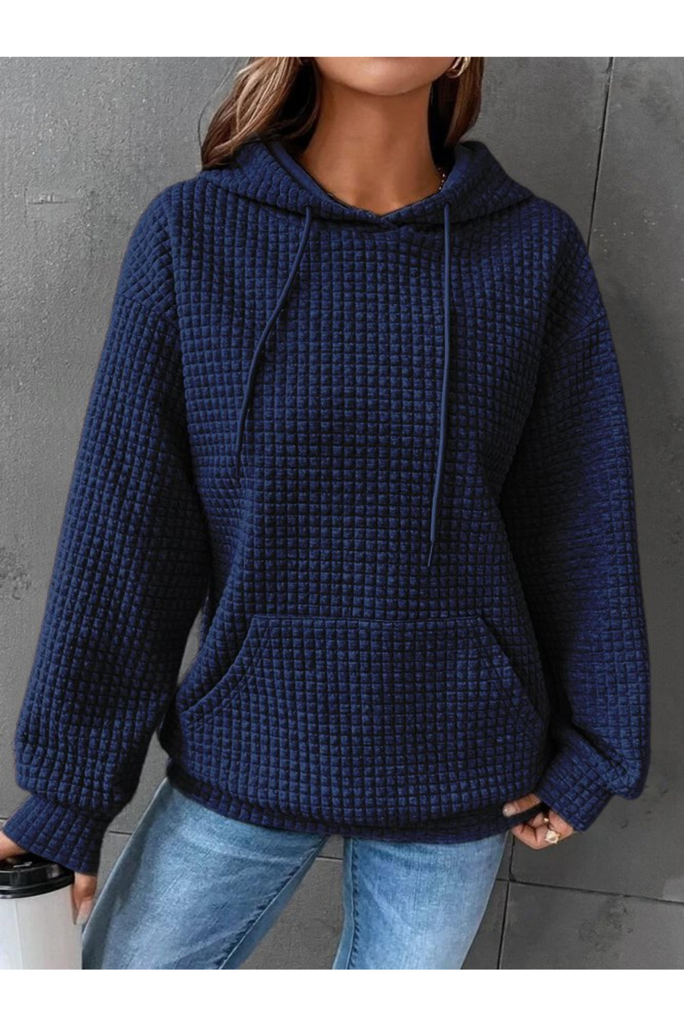 Damen Pullover Warm Kapuzenpulli