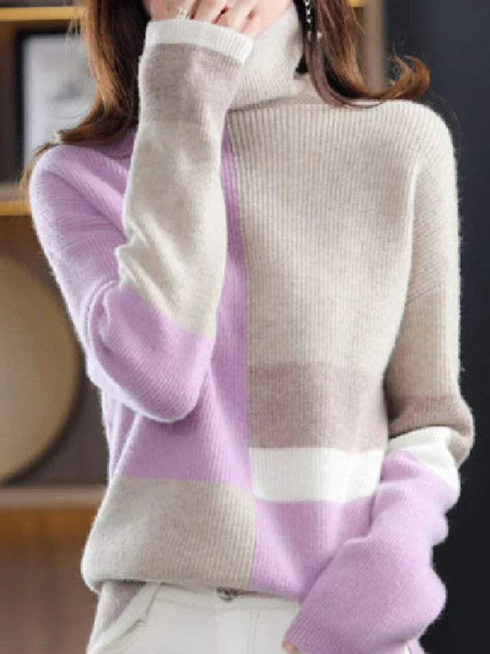 Women's Turtleneck Sweater Elegant Design