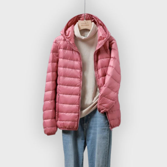 Damen Pufferjacke Bequem Passform - IdealeKleiden