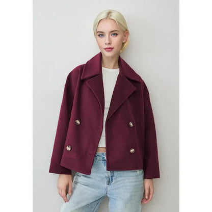 Classic Double-Breasted Slim Fit Jacket