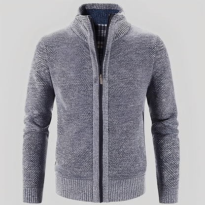 Practical Men's Zipper Cardigan