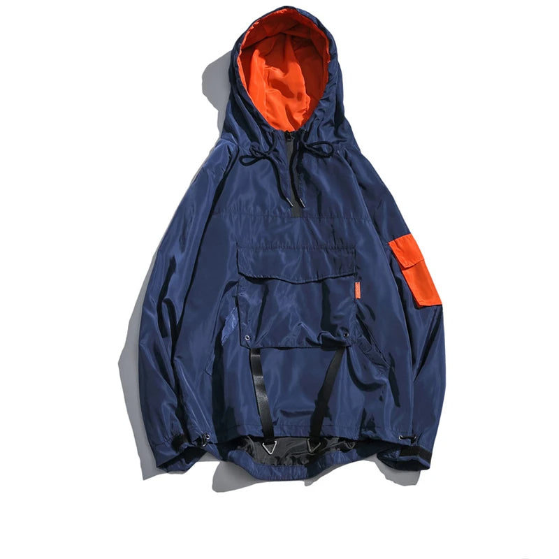 Men's Waterproof Outdoor Anorak Jacket