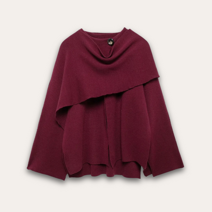 Fashionable Poncho Sweater for Women
