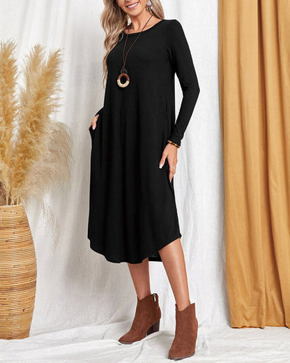 Loose Summer Dress With Pockets