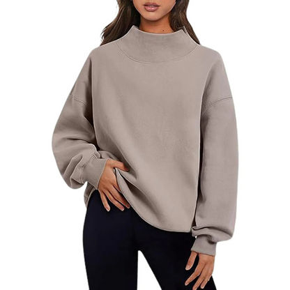 Comfortable Oversized Long-Sleeve Sweater