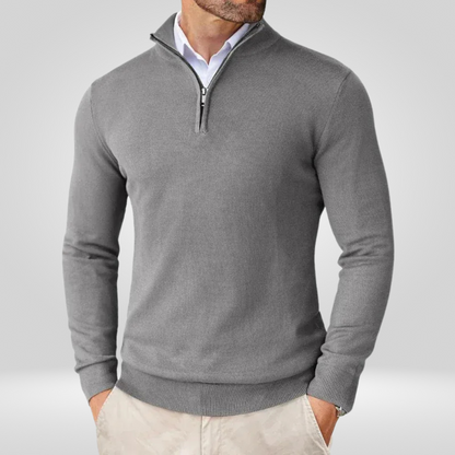 Men's Slim Fit Zip Sweater