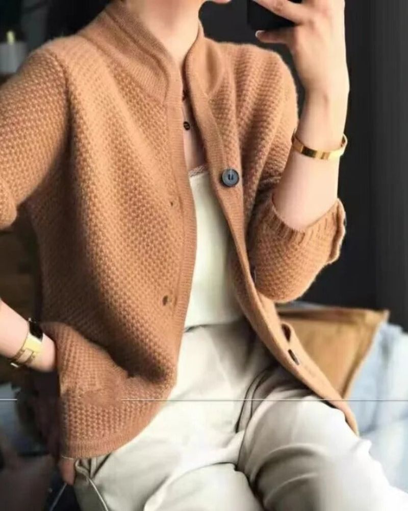 Women's Wool Cardigan Warm & Stylish