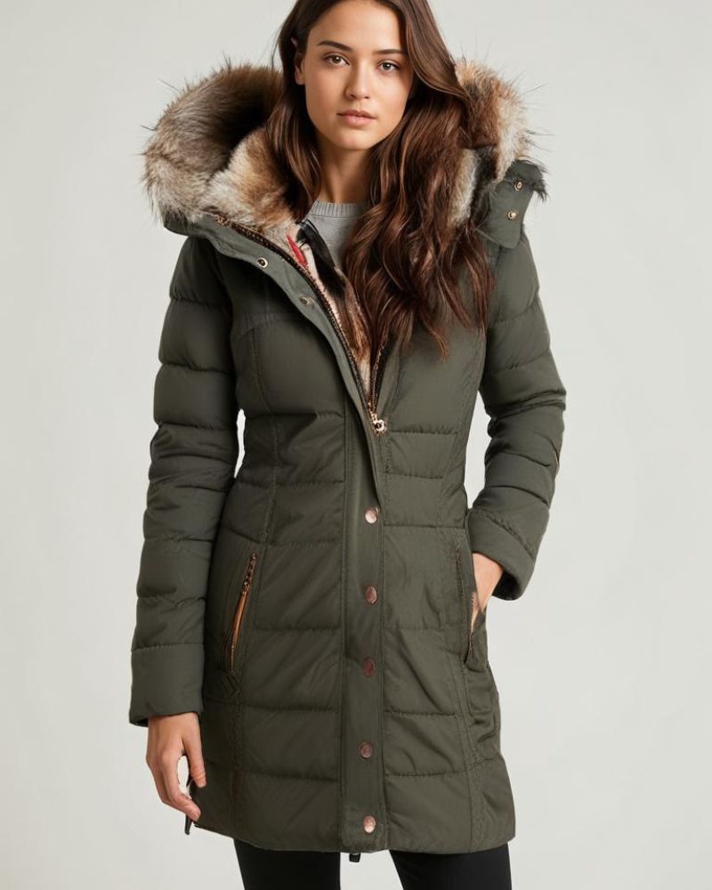 Warm Winter Dress | Fur-Lined Women's Parka