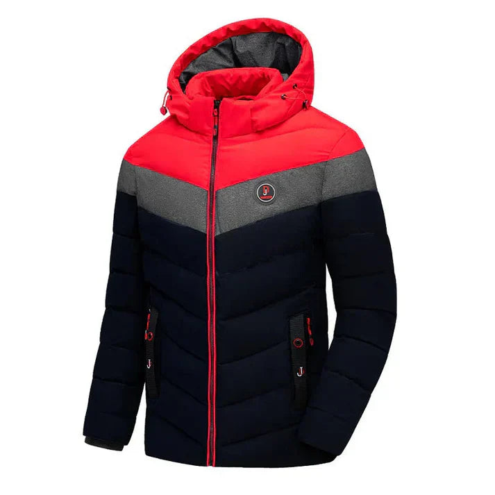 Kapuzenjacke Modern 3-Farben Verstellbar