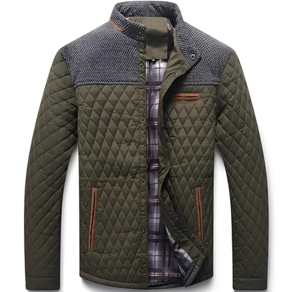 Men's Warm Quilted Leisure Jacket