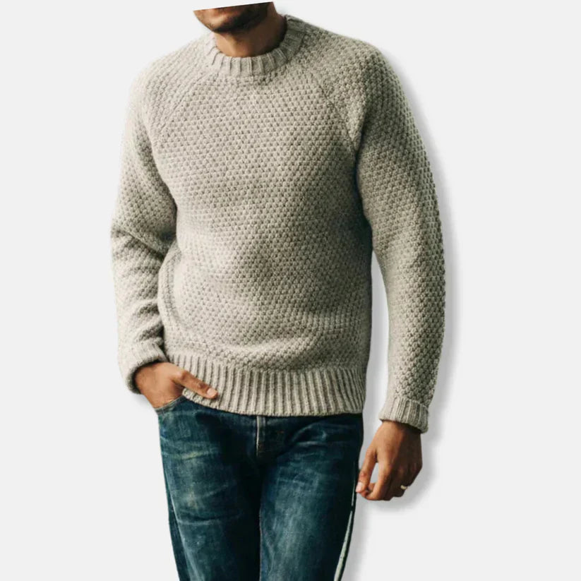 Kai - Wool sweater Comfortable Crew neck