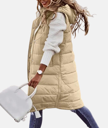 Women's Long Winter Coat with Hood