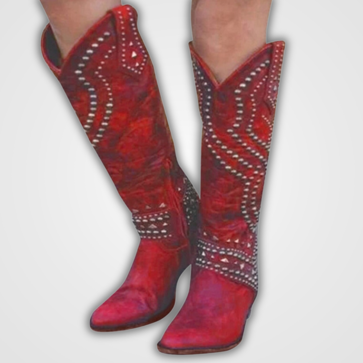 Stylish Boots Long Studded Boots