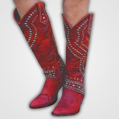 Stylish Boots Long Studded Boots