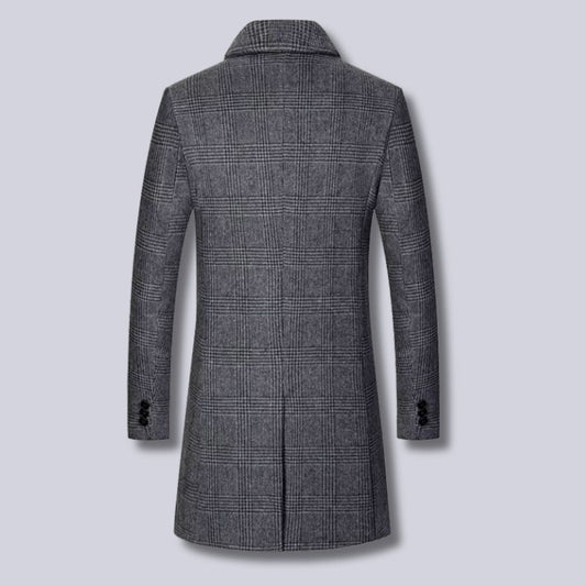 Stilvoller Karo-Trenchcoat Damen - IdealeKleiden