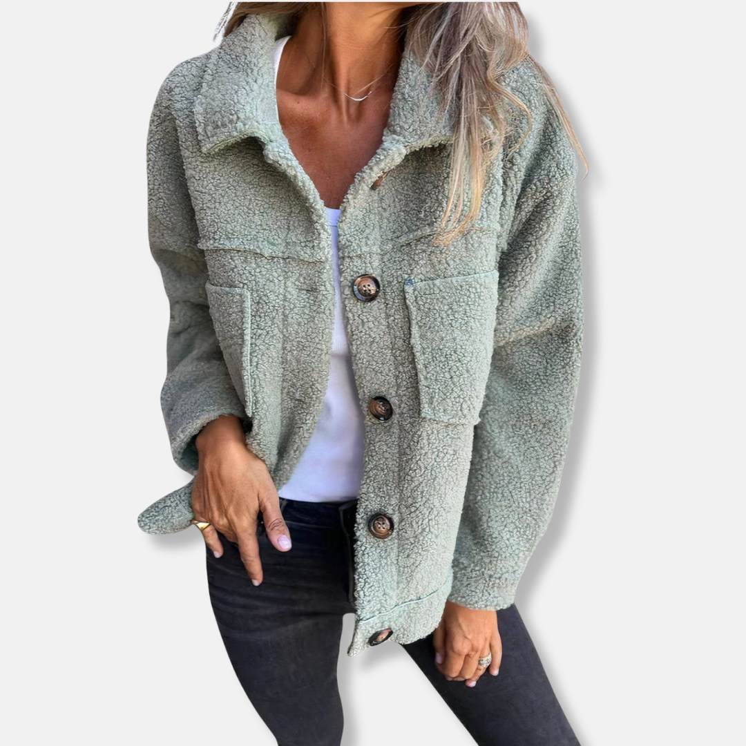 Soft Sherpa Jacket Fluffy Warm Fit