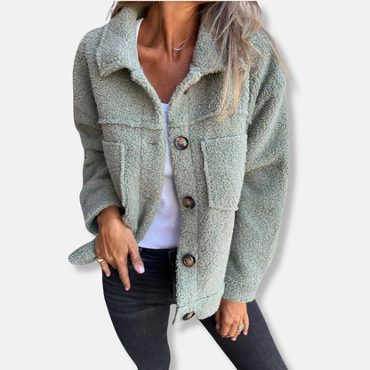 Soft Sherpa Jacket Fluffy Warm Fit