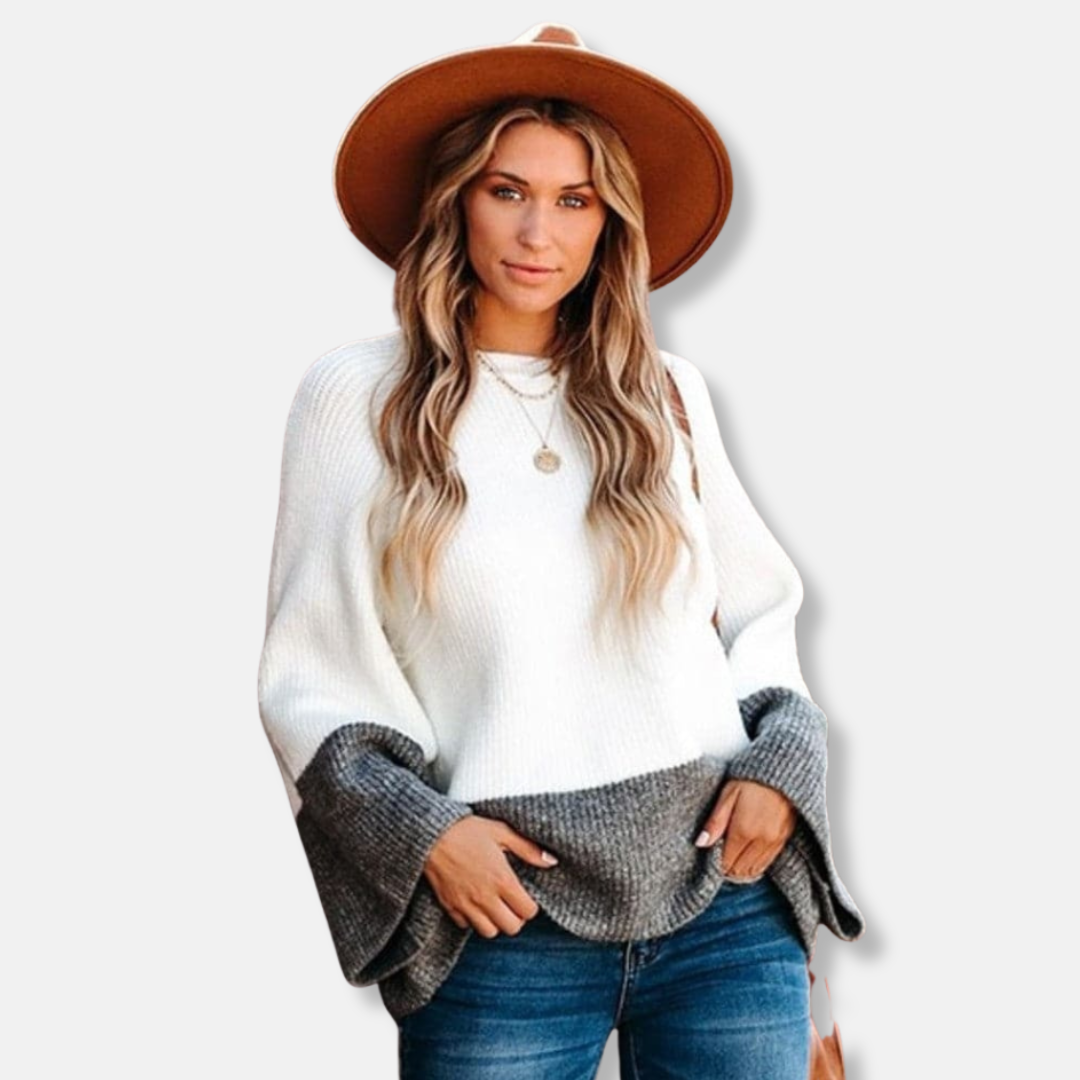 Comfortable Pullover Sweater Relaxed Fit Crewneck