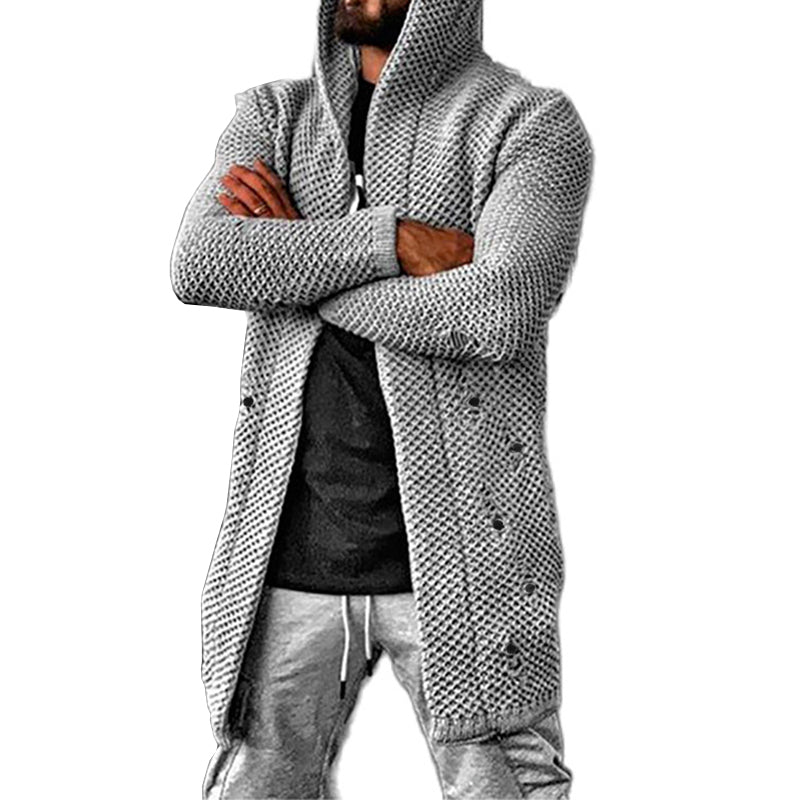 Men's Cardigan Hood Warm