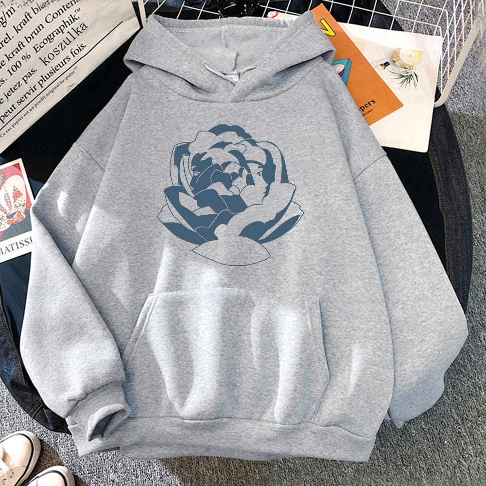 Oversized Hoodies Soft Cotton Trendy Graphic Print