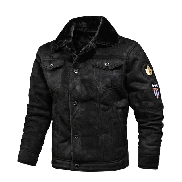 Men's Leather Jacket Stylish Elegant