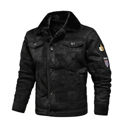 Men's Leather Jacket Stylish Elegant