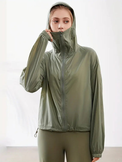 Winddichte Outdoor-Jacke Sportlich Zeitlos - IdealeKleiden