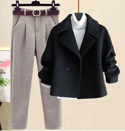 Men's Suit Blazer Pants Complete with Belt