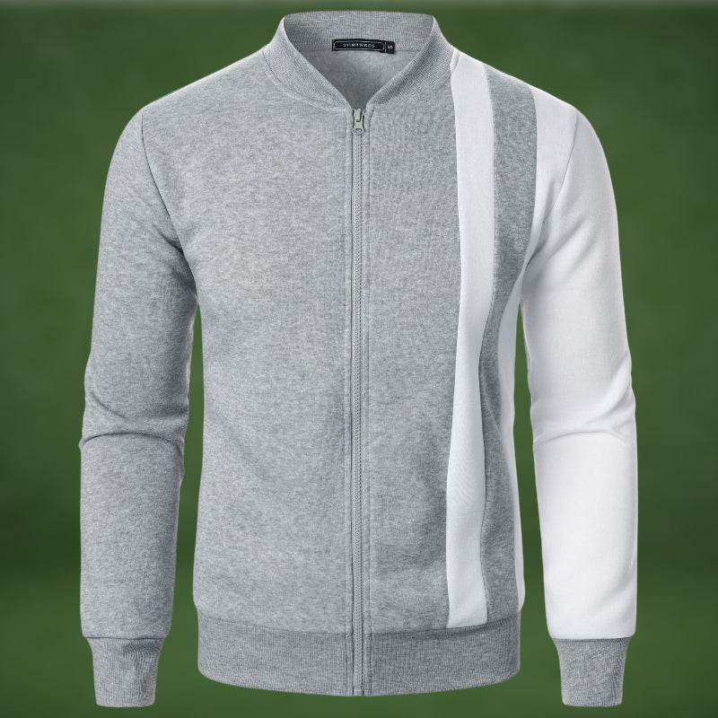 Athletic Sweatshirt Zipper Polyester Mix