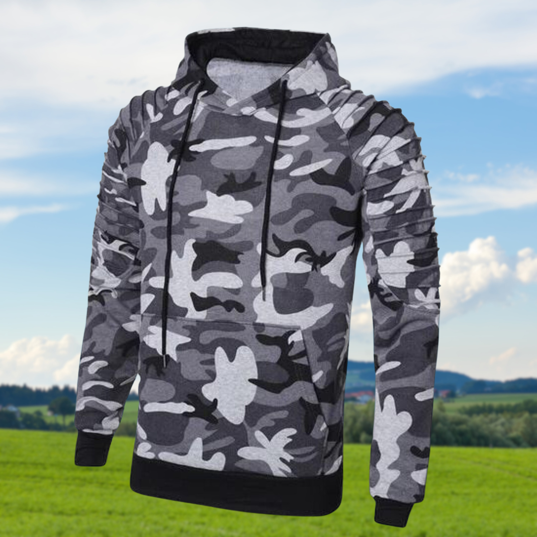 Tarnpullover Camo Kapuze - IdealeKleiden