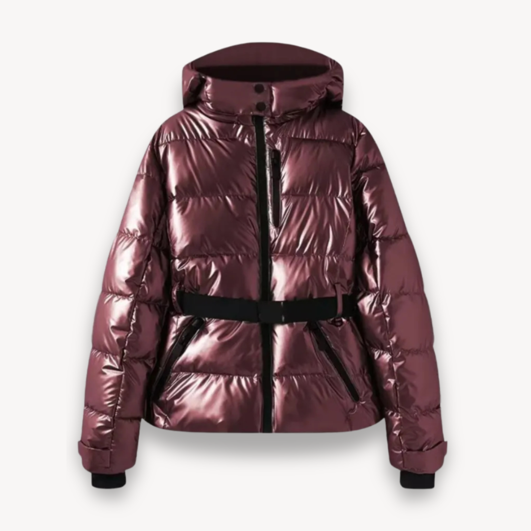 Women's Belt Bag with Stylish Puffer Jacket