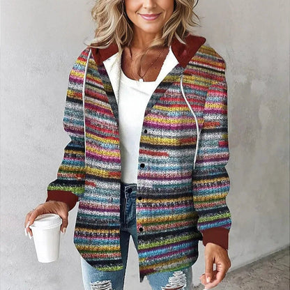 Fashionable Women's Jacket Plaid Summer