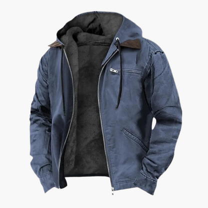 Stylische Freizeitjacke mit Kapuze und Reißverschluss