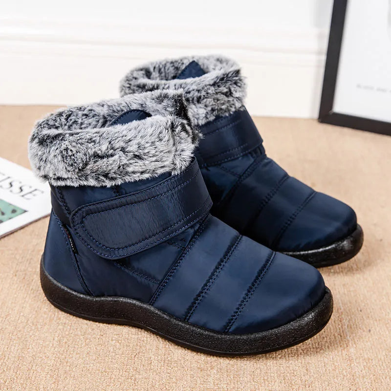 Women's Waterproof Rabbit Fur Boots
