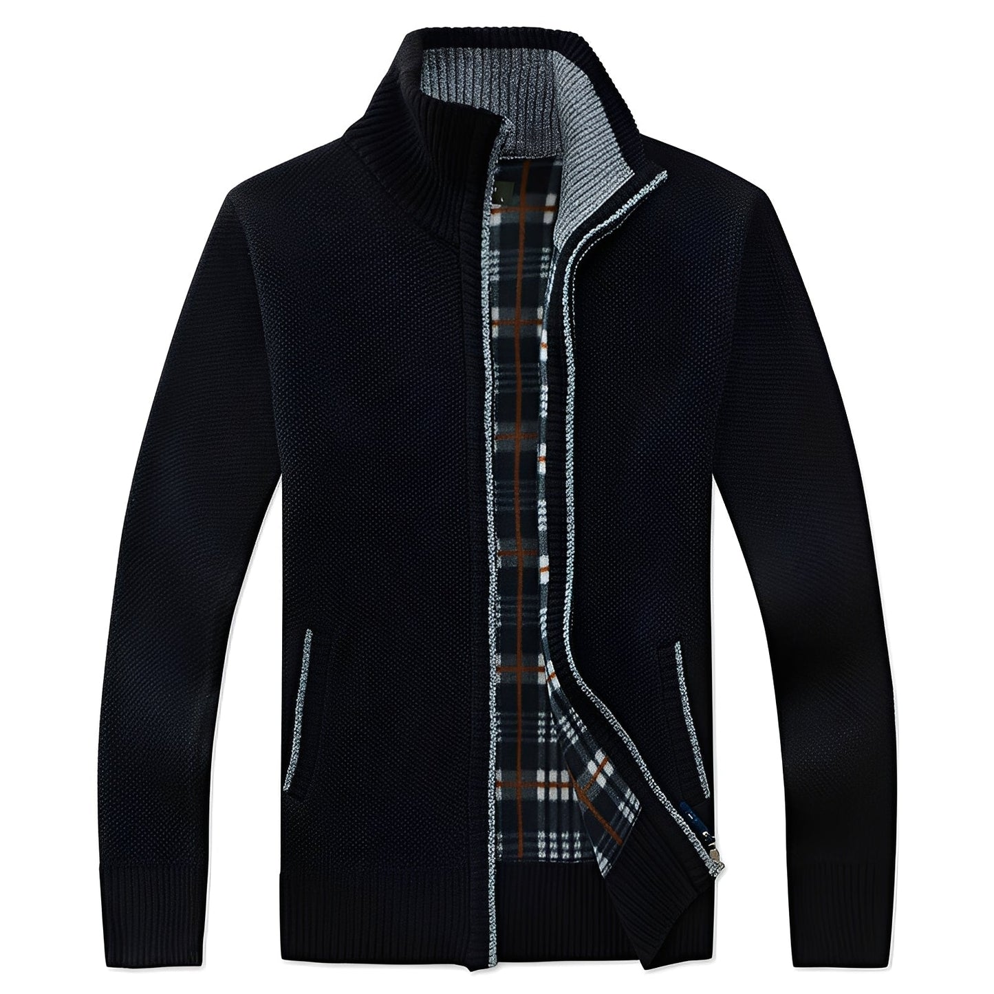 Practical Warm Fleece Leisure Jacket for Men